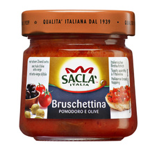 Bruschettina s olivami a grappou Sacla 190g
