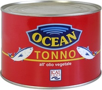 Tuňák v rostlinném oleji Ocean 1,73kg 