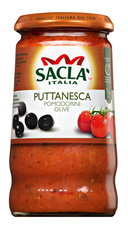 Cherry rajčata s olivami - Puttanesca Sacla 350g