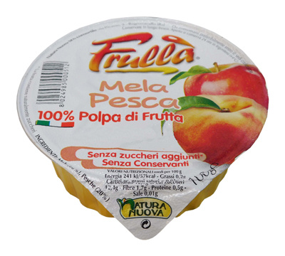 Pyré jablko-broskev Frulla 100g