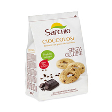 Sušenky s čokoládovými kousky bezlepkové Sarchio 200g