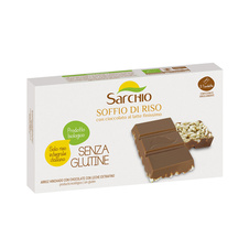 Čokoláda mléčná s burizony bezlepkové Sarchio 75g