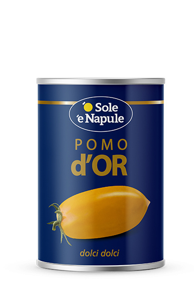 Rajčata žlutá loupaná O Sole e Napule 400g