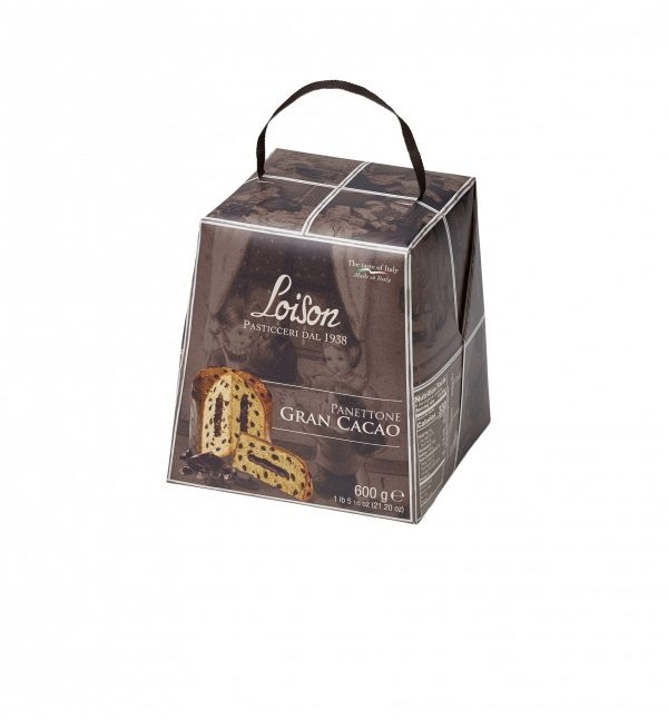 Panettone Gran Cacao s čokoládovým krémem Loison 600g