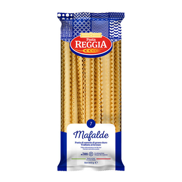 Nudle vlnkované (Mafalda) Reggia 500g