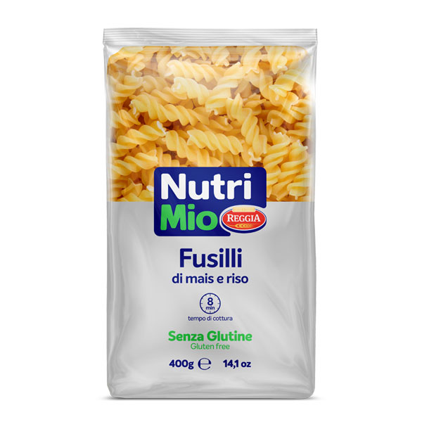 Vřetena (Fusilli) bezlepková Nutri Mio Reggia 400g