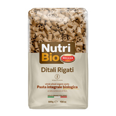 Trubky malé (Ditalini rigati) celozrnné Nutri Bio 500g