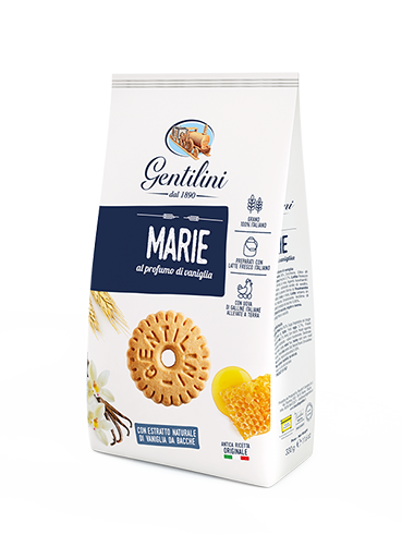 Křehké sušenky s vanilkovou příchutí MARIE Gentilini 330g