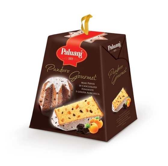 Pandoro Albicocca meruňky a čokoláda Paluani 750g - ALBICOCCA