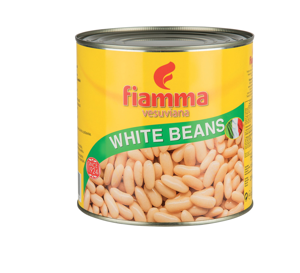 Fazole malé bílé-Cannellini Fiamma Vesuviana 2,5kg
