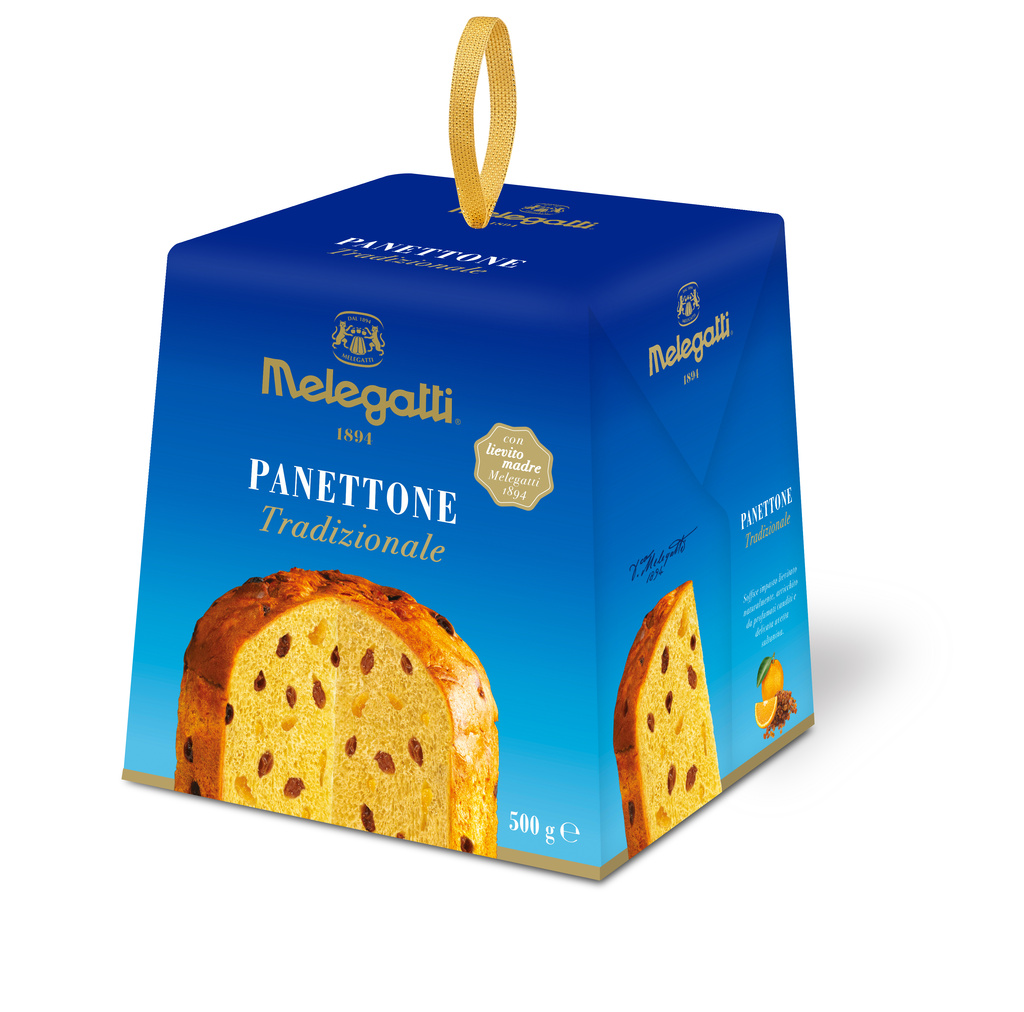 Panettone s hrozinkami a kandovaným ovocem Melegatti 500g