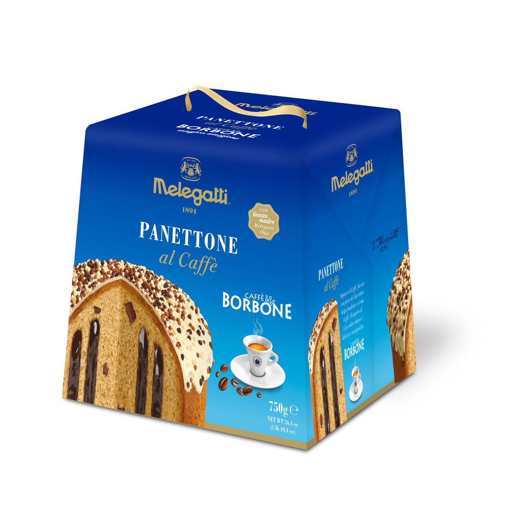 Panettone s kávovou náplní Borbone Melegatti 750g