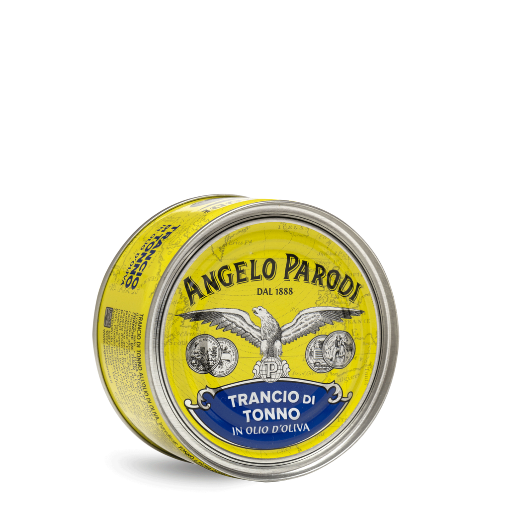 Tuňák steak v olivovém oleji Angelo Parodi 100g