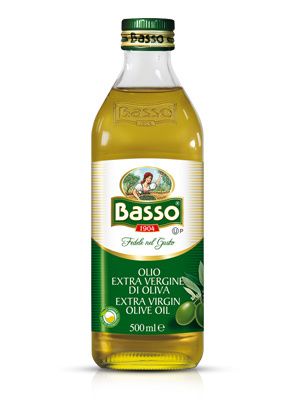 Extra panenský olivový olej Basso 500ml