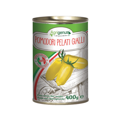 Rajčata loupaná žlutá Agrigenus 400g