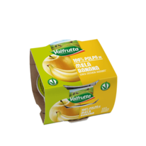 Ovocné pyré jablko banán Valfrutta 2x100g