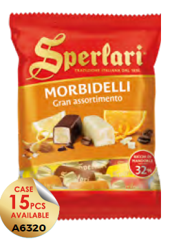 Torroncini měkké - mix 4 druhů Sperlari 117g