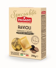 Ravioli se sýrem a lanýžem Pagani 200g