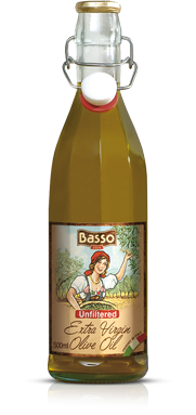 Panenský olivový olej nefiltrovaný Basso 500ml