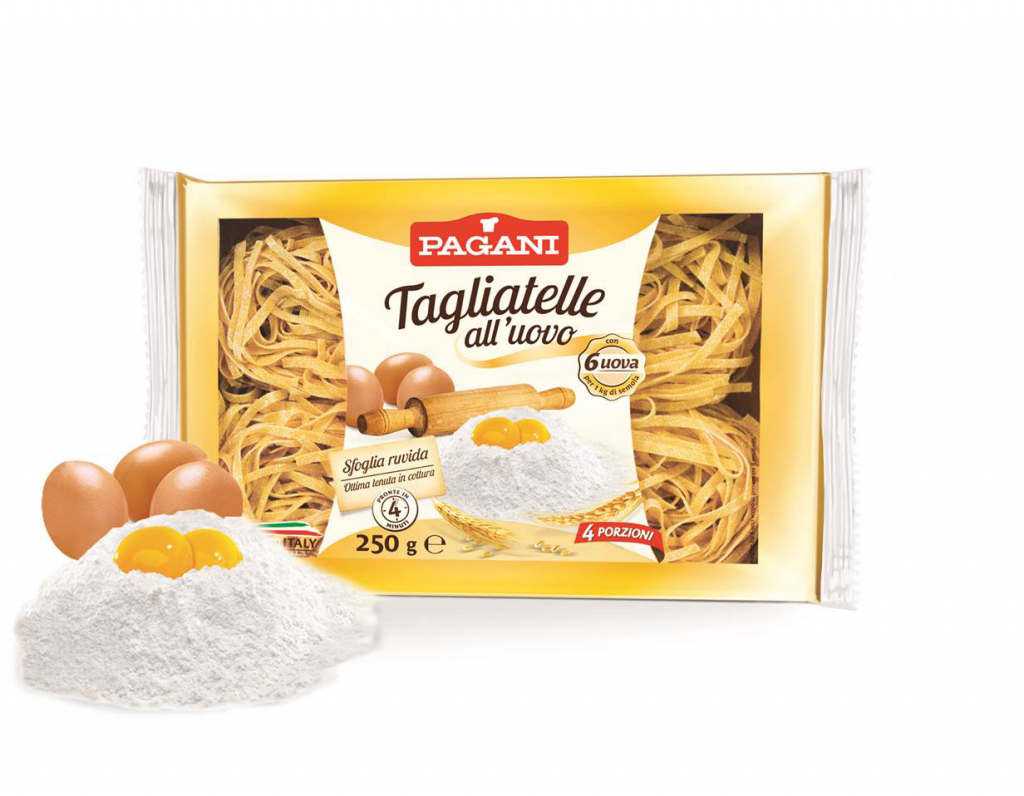 Hnízda Tagliatelle vaječná Pagani 250g