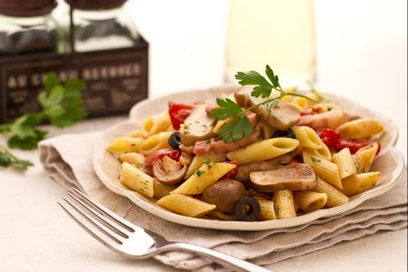 Penne alla boscaiola 