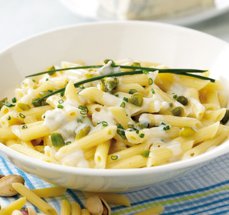 Fusilli al pistacchio e gorgonzola