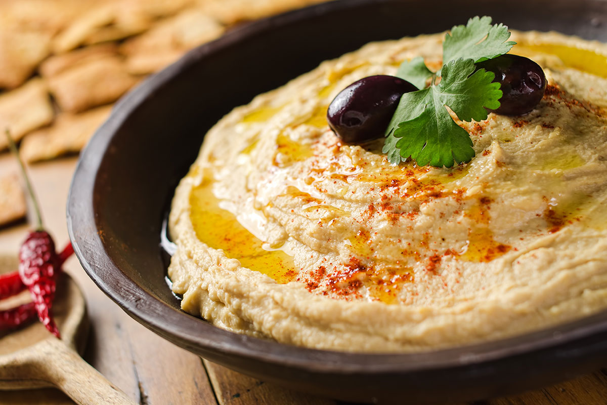 HUMMUS - natěrka z cizrny (arabského původu)